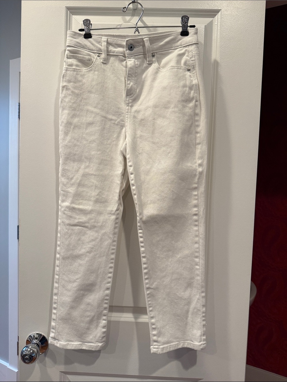 Style & Co. Straight Leg Jeans in White